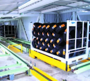 Continental Tyres: connected stillage handling installation shown in the case study
